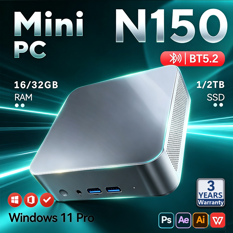 Pc Gaming Sultan - 2026 Intel N150 Mini PC Protable