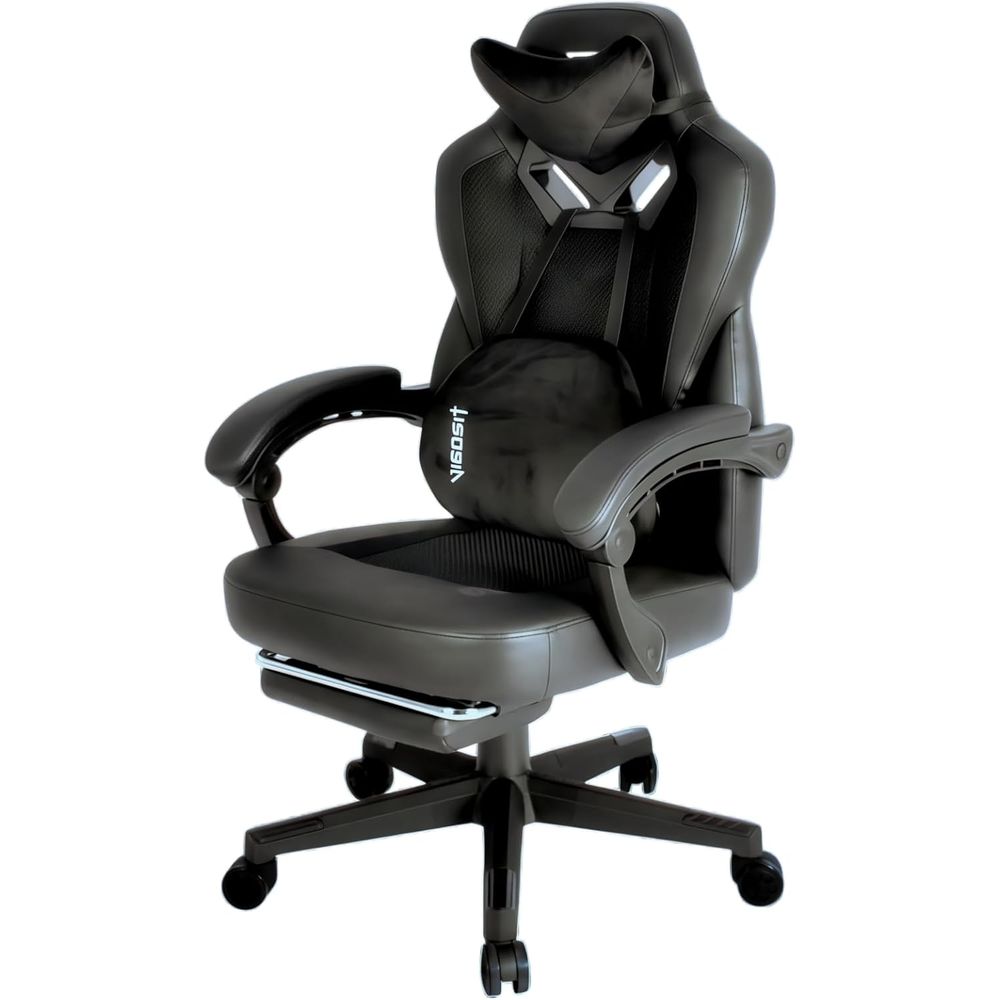 Gaming Chair - Ergonomic Reclining Office Chair with Footrest