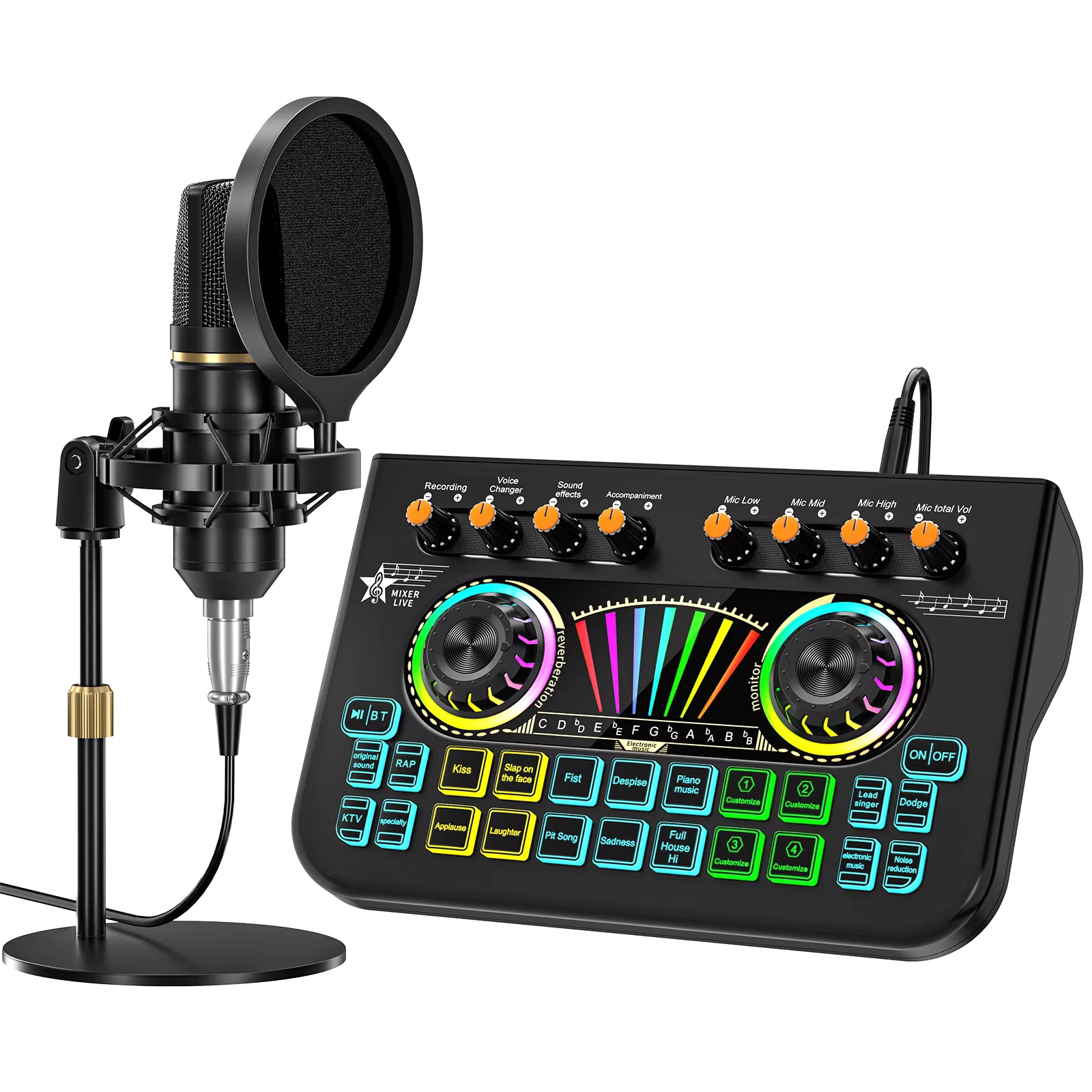Pc Gaming Youtuber - Tenlamp X3 BM800 Podcast Microphone Bundle