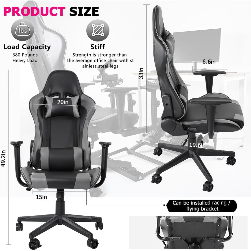 High-Back Reclining Gaming Cha - Gaming Chair 评论和价格