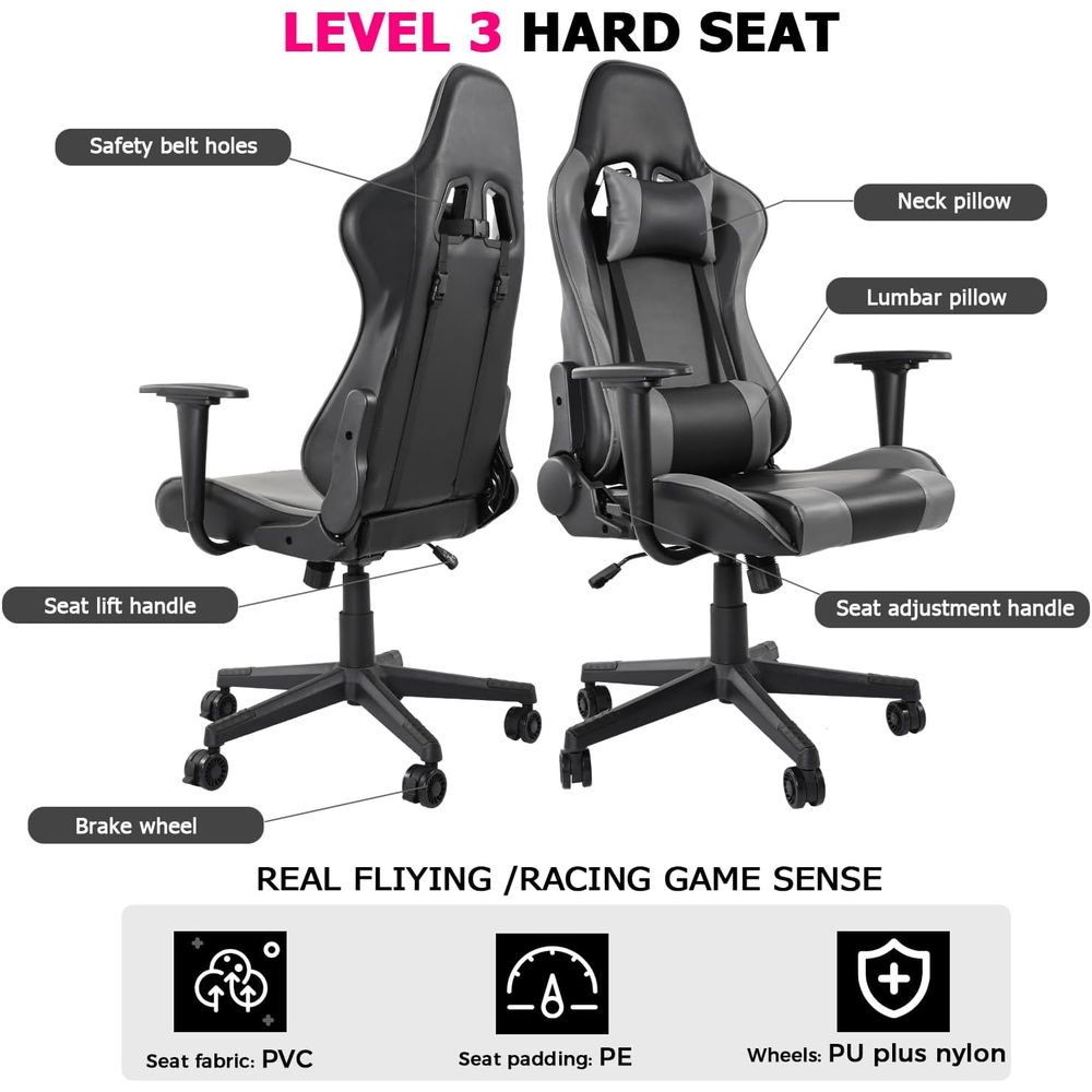 High-Back Reclining Gaming Cha - Gaming Chair 评论和价格