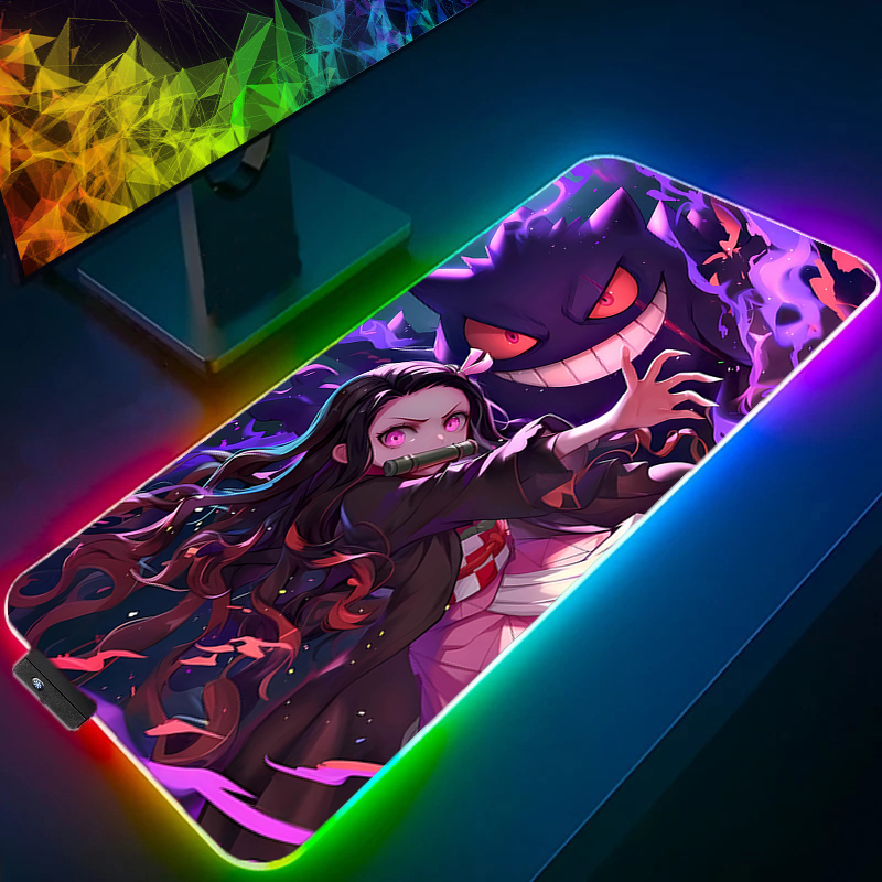 RGB Large Mouse Pad Office Des - Rgb Mousepad 评论和价格