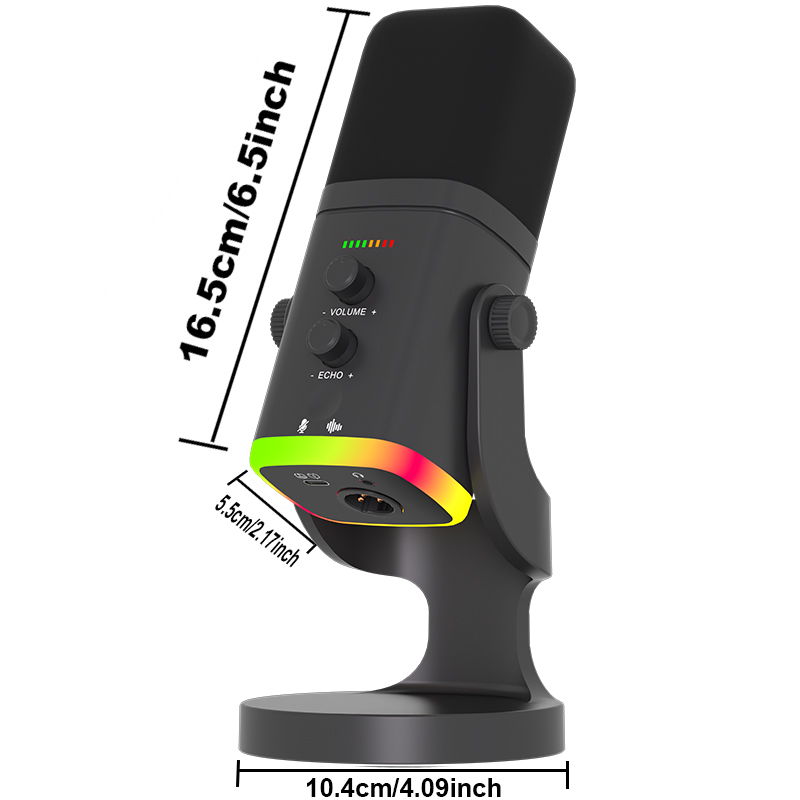 XLR/USB Dynamic Microphone for - Pc Gaming Youtuber 评论和价格