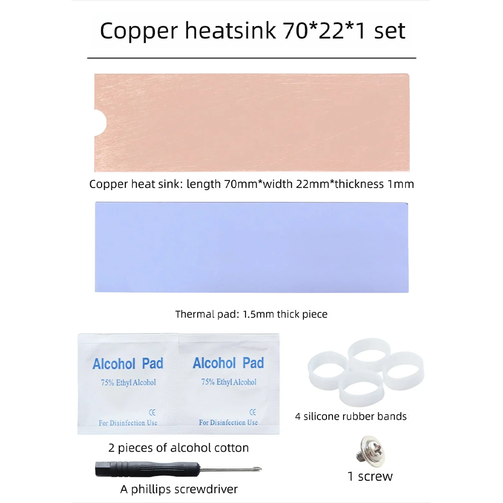 M.2 SSD Heatsink for NVMe NGFF - Laptop Cooling Pad 评论和价格