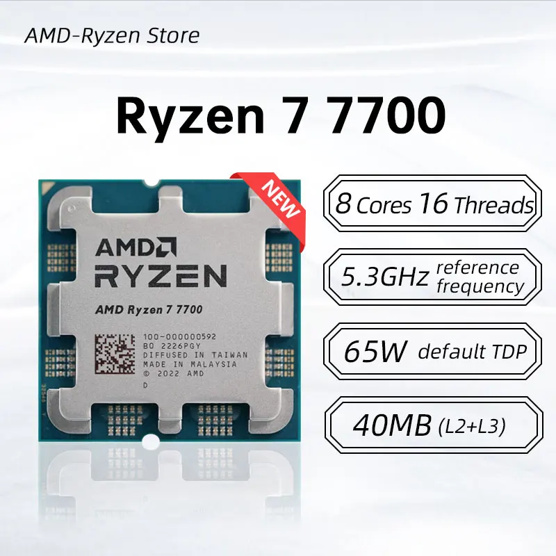 New AMD Ryzen 7 7700 Processor - Pc Gaming Cpu 评论和价格