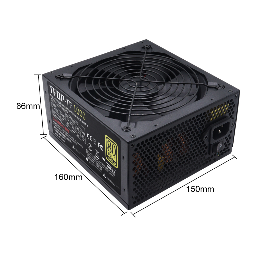 T.F.SKYWINDINL 1000 Watt Power - Pc Gaming Watt 评论和价格