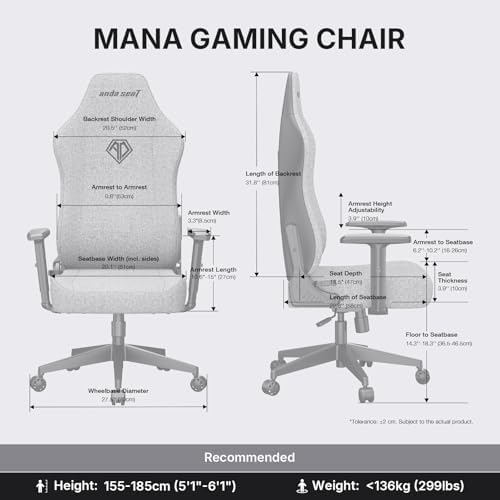 MANA Gaming Chair for Adults - - Gaming Chair 评论和价格
