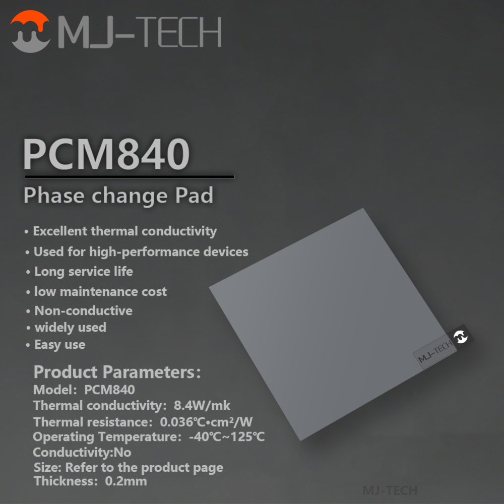MJ-TECH PCM840 Phase Change Pa - Laptop Cooling Pad 评论和价格