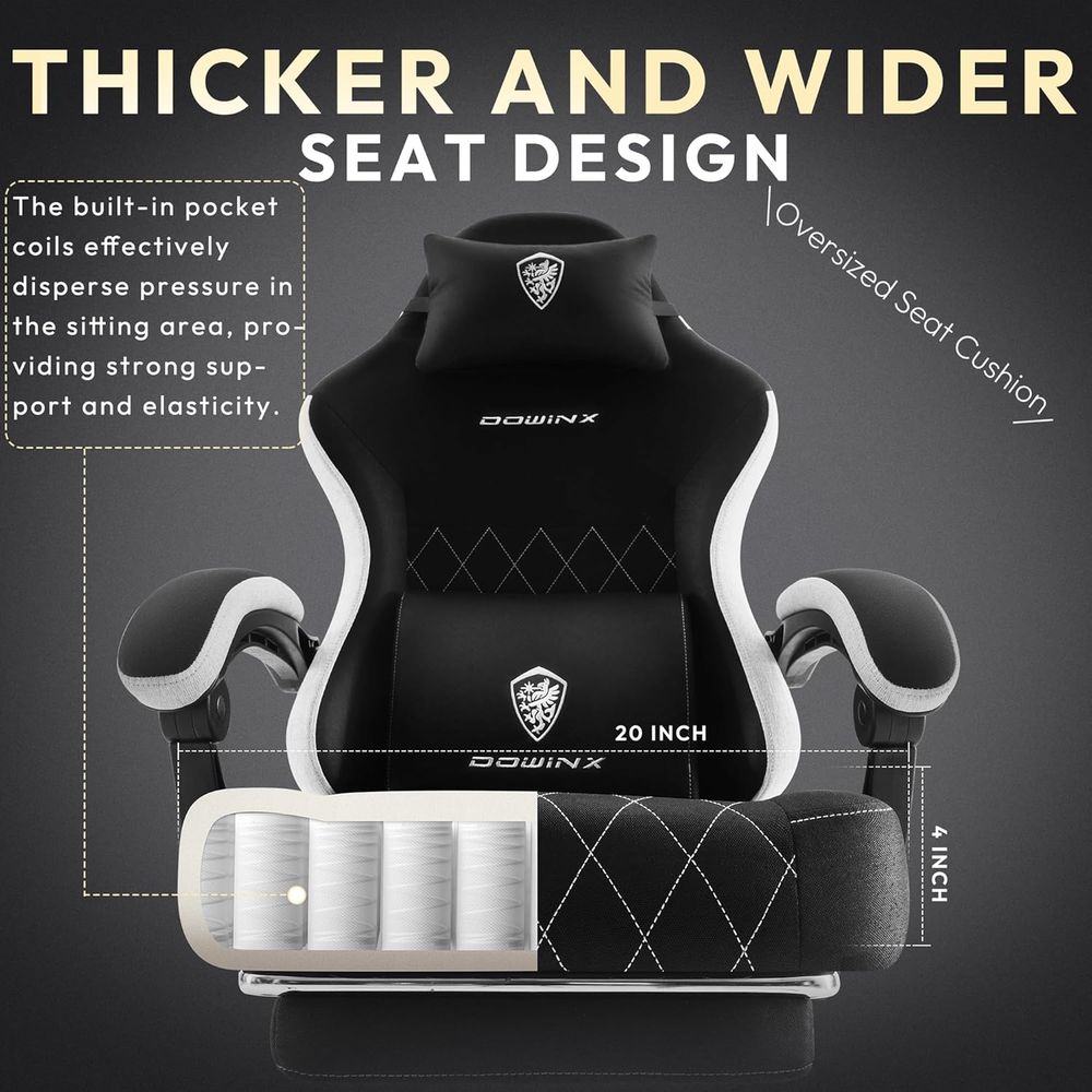 Ergonomic Breathable Fabric Ga - Gaming Chair 评论和价格
