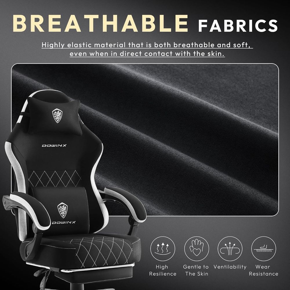 Ergonomic Breathable Fabric Ga - Gaming Chair 评论和价格