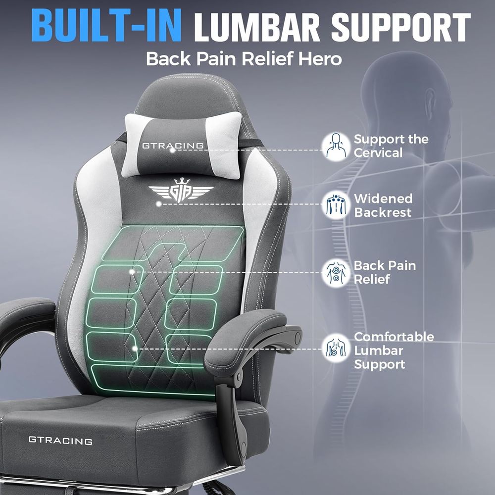 Ergonomic High-Back Gaming Cha - Gaming Chair 评论和价格