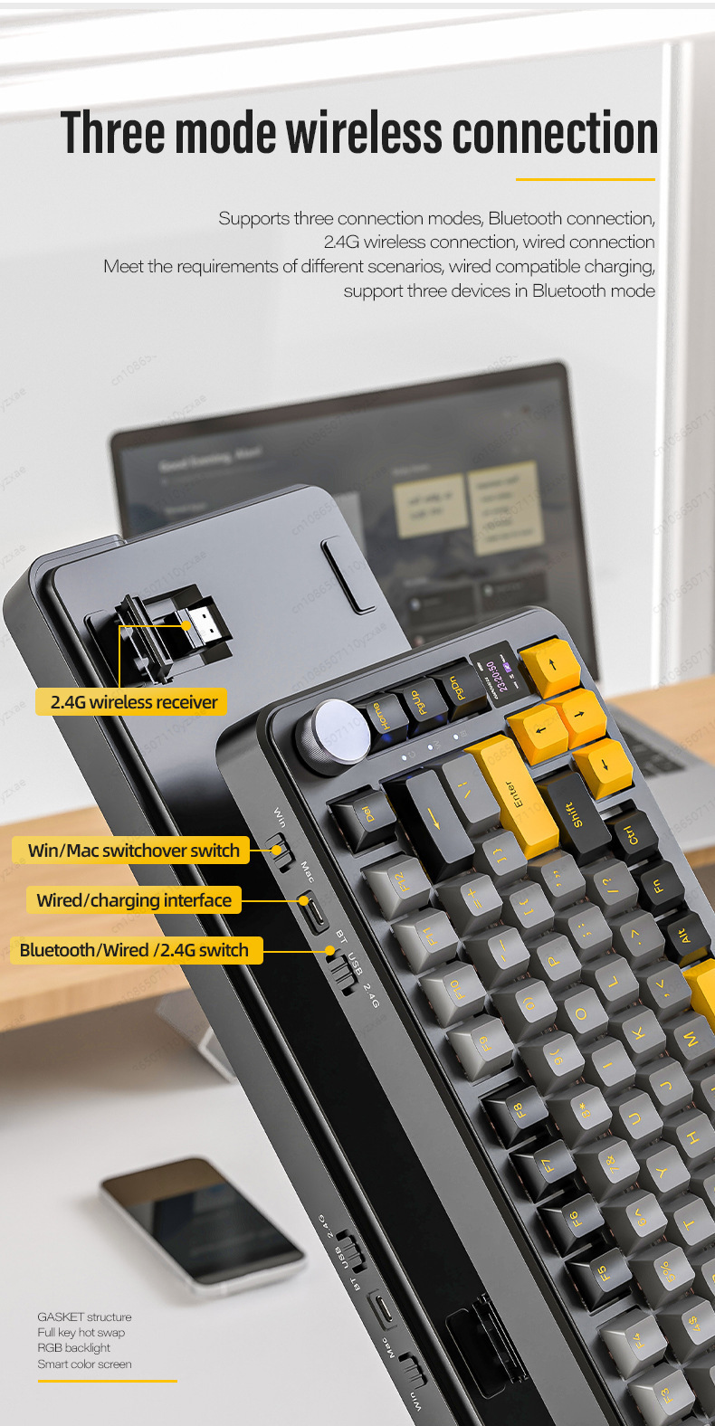 2024 New AL66 Mechanical Keybo - Pc Gaming Sultan 评论和价格