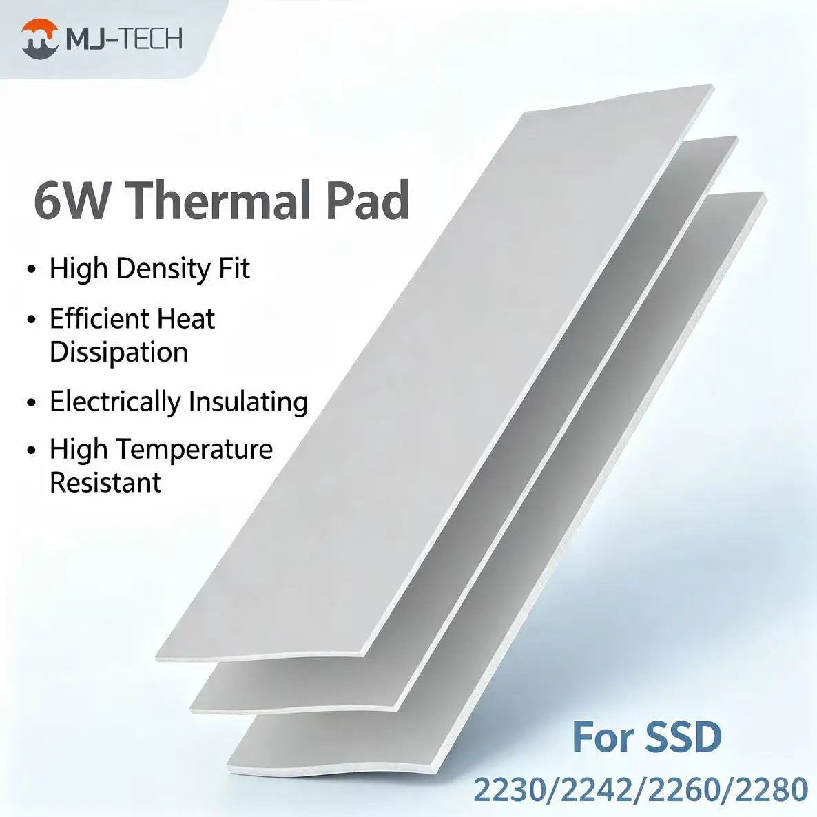 MJ-TECH 6W/mK Thermal Pad Non- - Laptop Cooling Pad 评论和价格