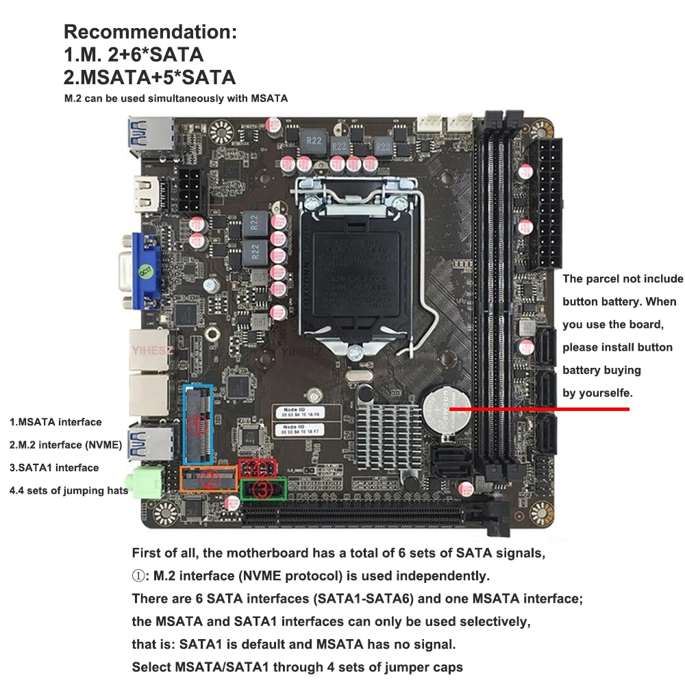 B365 Mini-ITX Motherboard LGA  - Pc Gaming I3 评论和价格