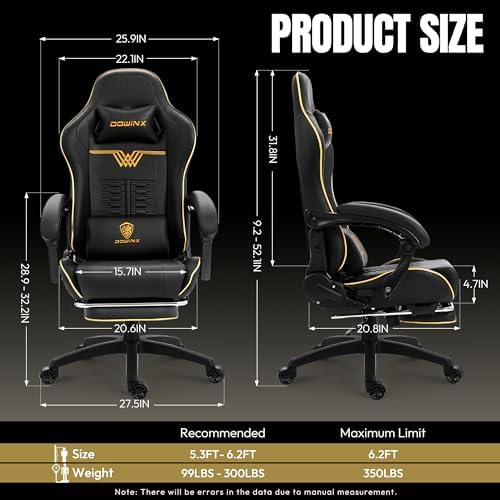 Big and Tall Gaming Chair, 350 - Gaming Chair 评论和价格