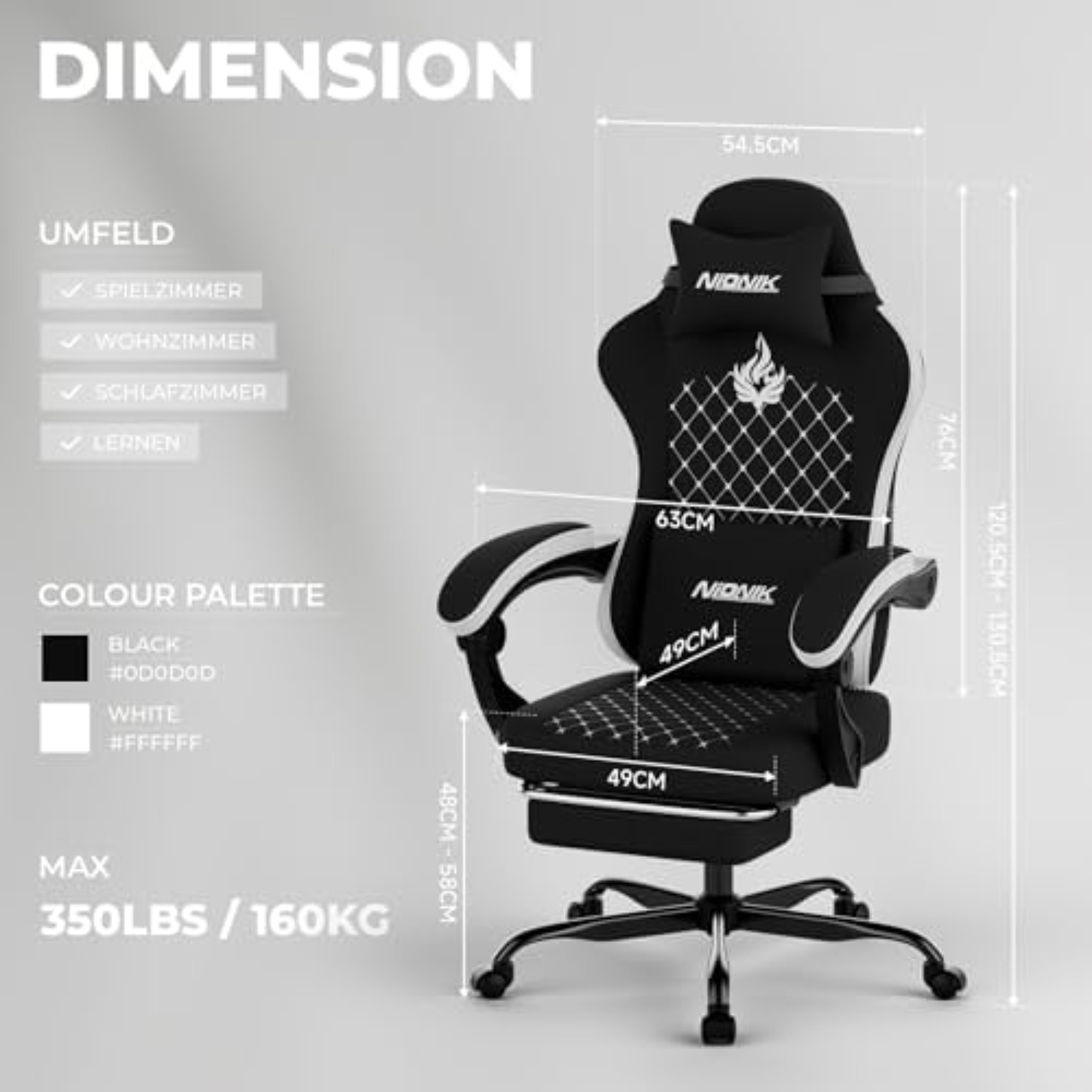 Gaming Chair with Massage,Ergo - Gaming Chair 评论和价格
