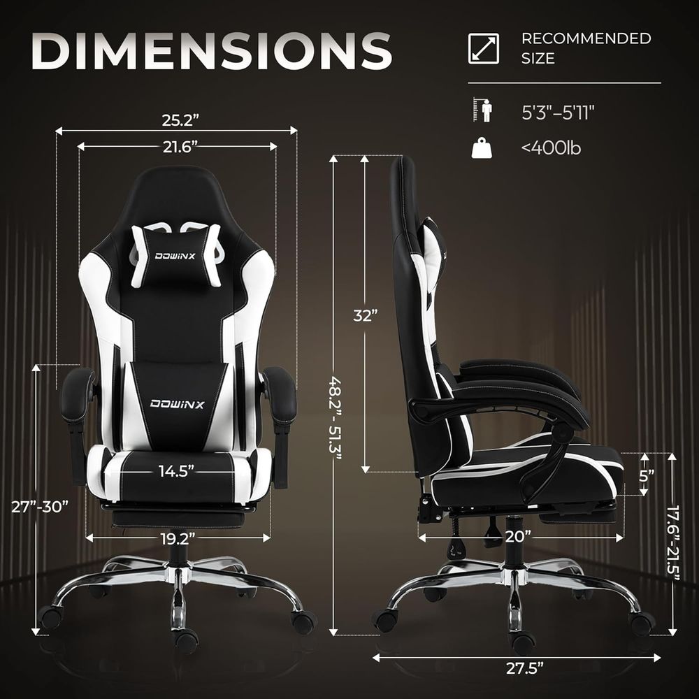 Ergonomic Gaming Chair with Lu - Gaming Chair 评论和价格