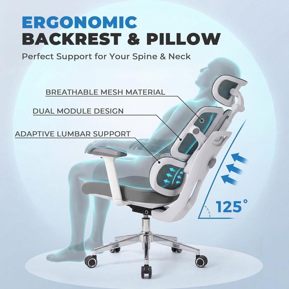 Ergonomic High-Capacity Mesh O - Gaming Chair 评论和价格