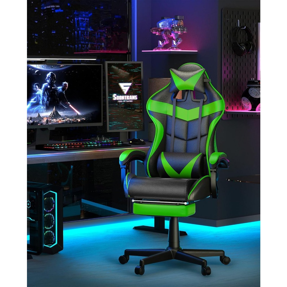 Ergonomic Gaming Chair with Fo - Gaming Chair 评论和价格