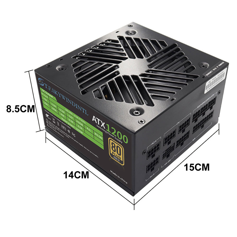 PCIE 5.0 1200W PC Power Supply - Pc Gaming Watt 评论和价格