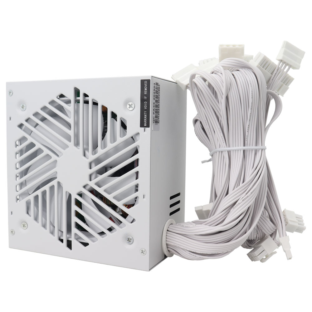 White 750W PSU PC Power Supply - Pc Gaming Watt 评论和价格
