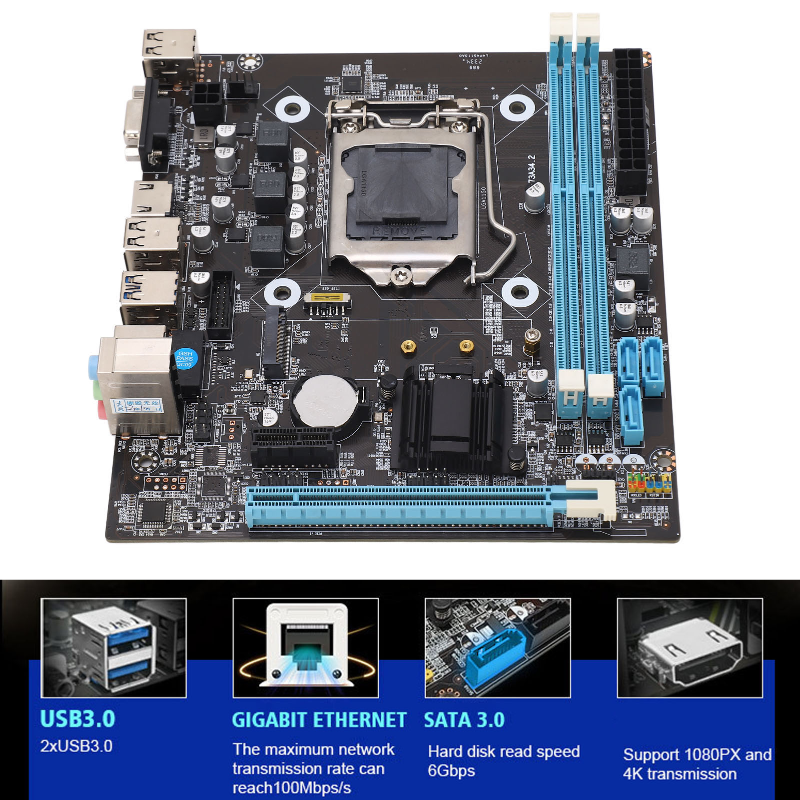 H81 Gaming Motherboard Dual Ch - Pc Gaming I3 评论和价格