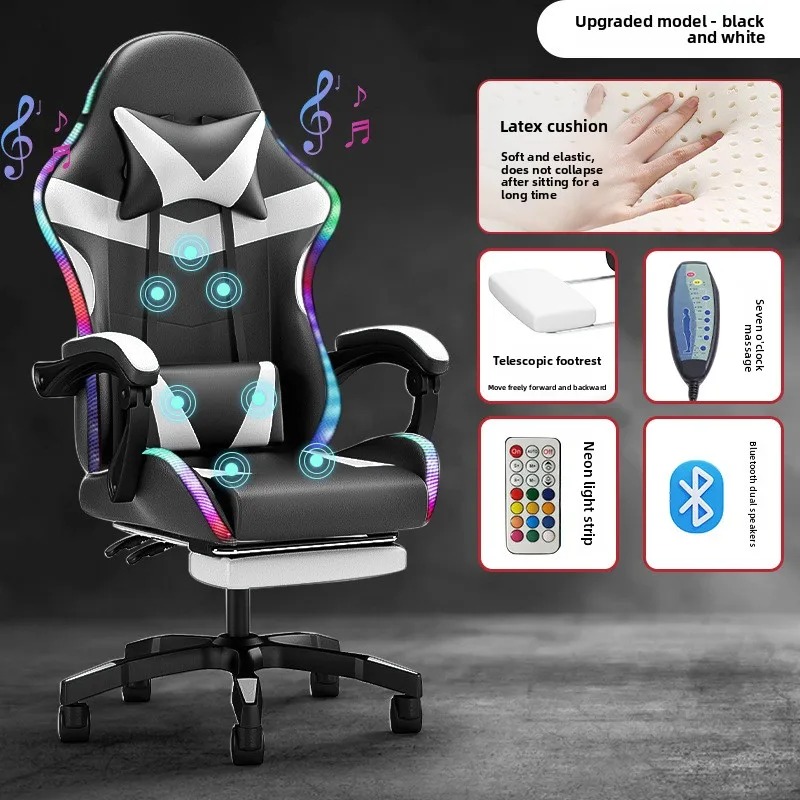 Lights Bluetooth Speaker LED D - Gaming Chair 评论和价格
