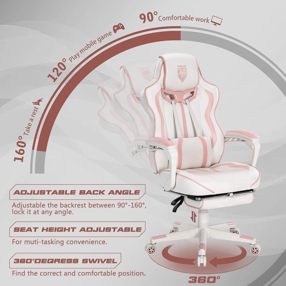 Ergonomic High-Back Gaming Cha - Gaming Chair 评论和价格