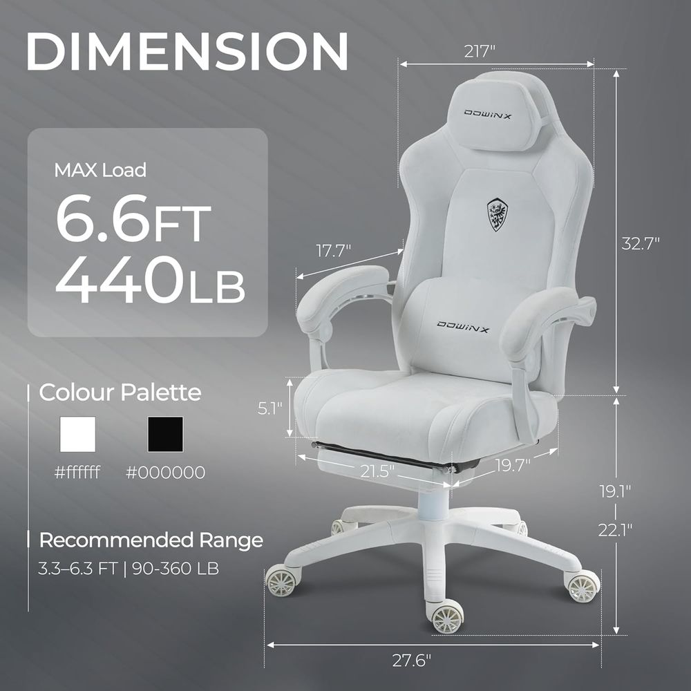 Ergonomic High-Back Suede Gami - Gaming Chair 评论和价格