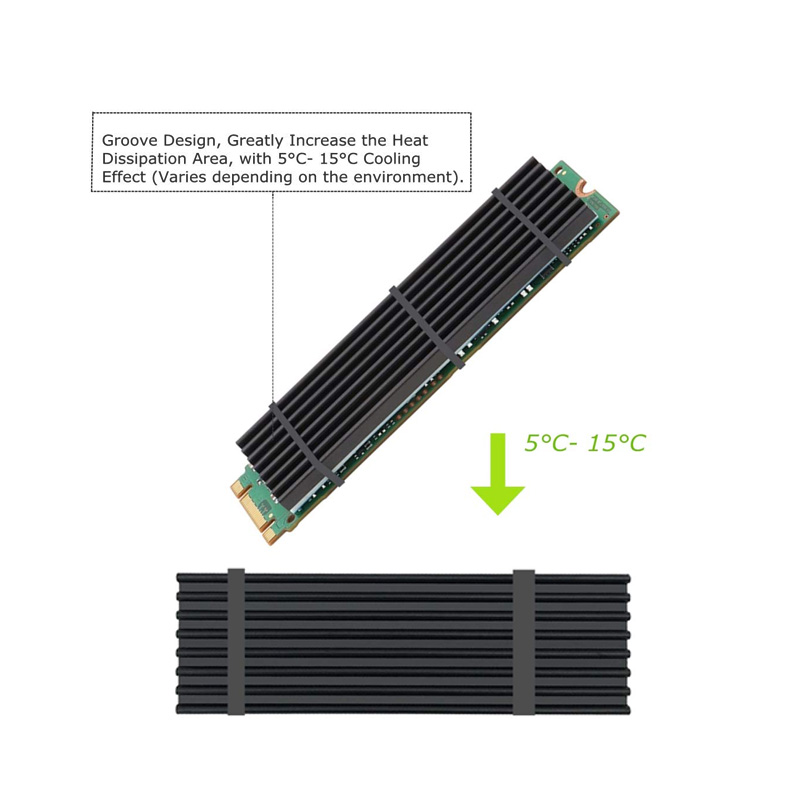 5Pcs YOUNUON Aluminum Heatsink - Laptop Cooling Pad 评论和价格