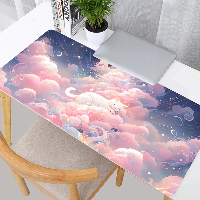 Mouse Pad Laptop Kawaii Anime  - Pc Gaming Cloud Free 评论和价格
